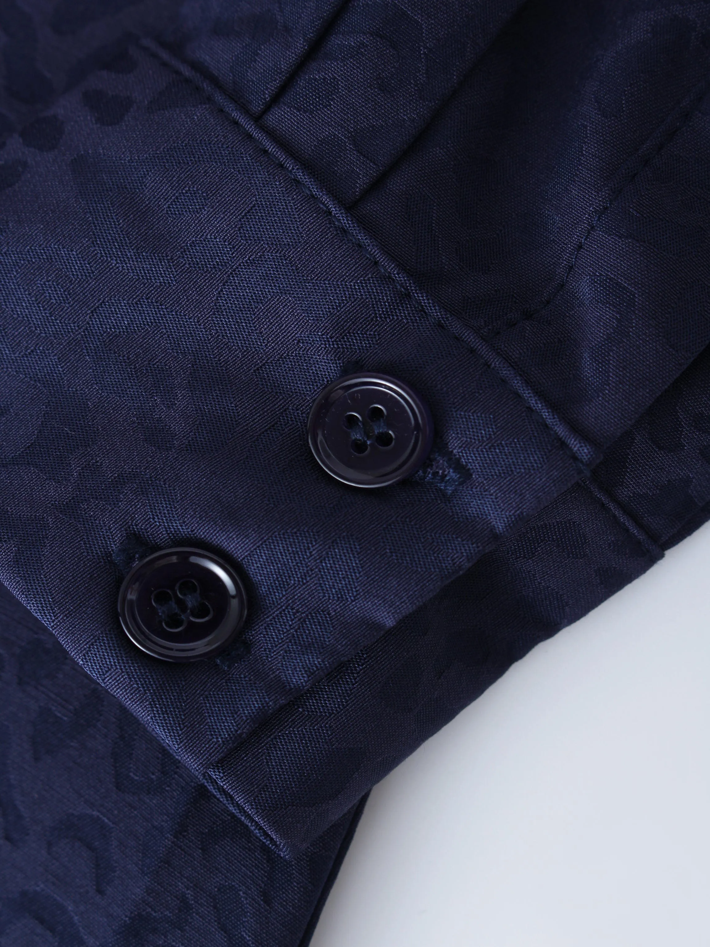 Basic Belted A-Line Dress-Navy