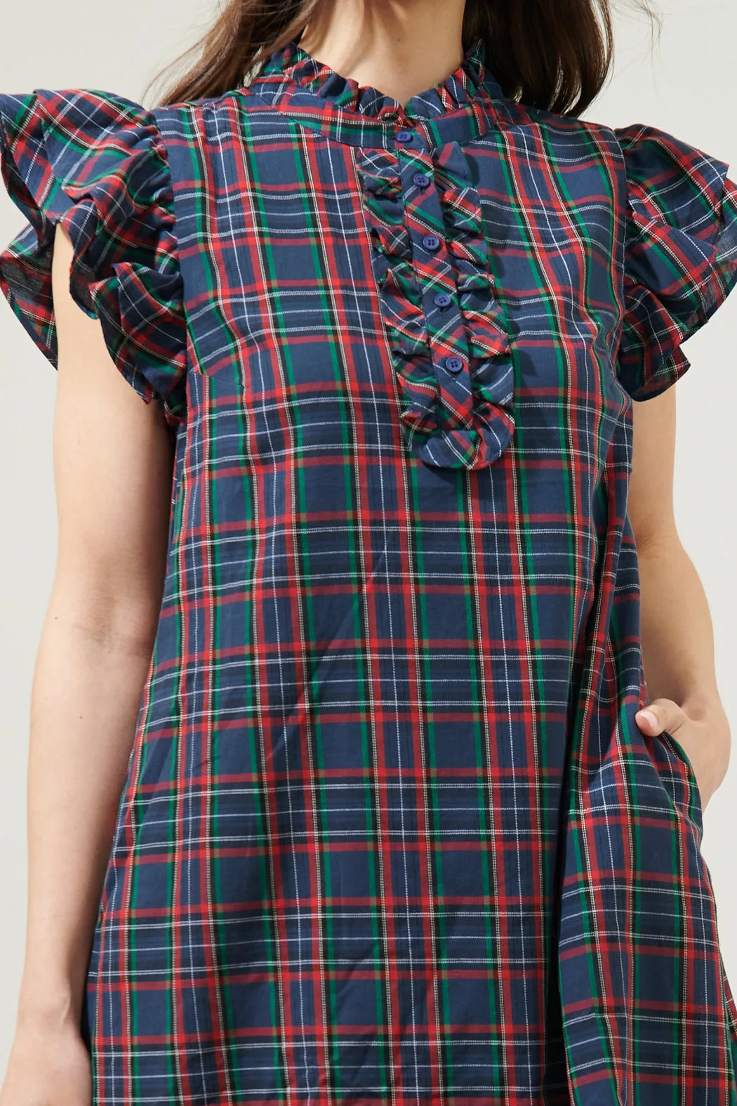 Chapman Plaid Shift Dress