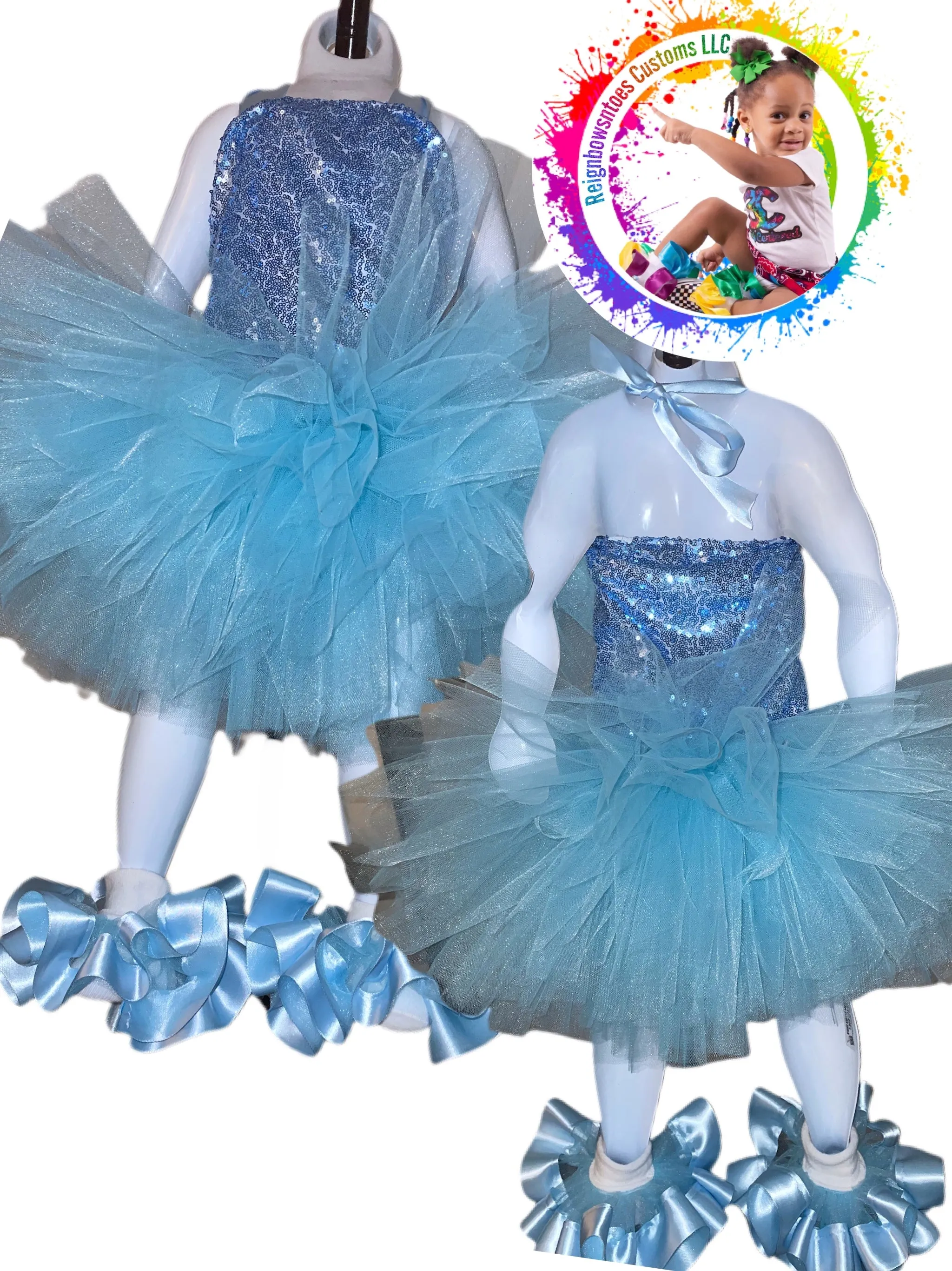 custom halter top tutu dress