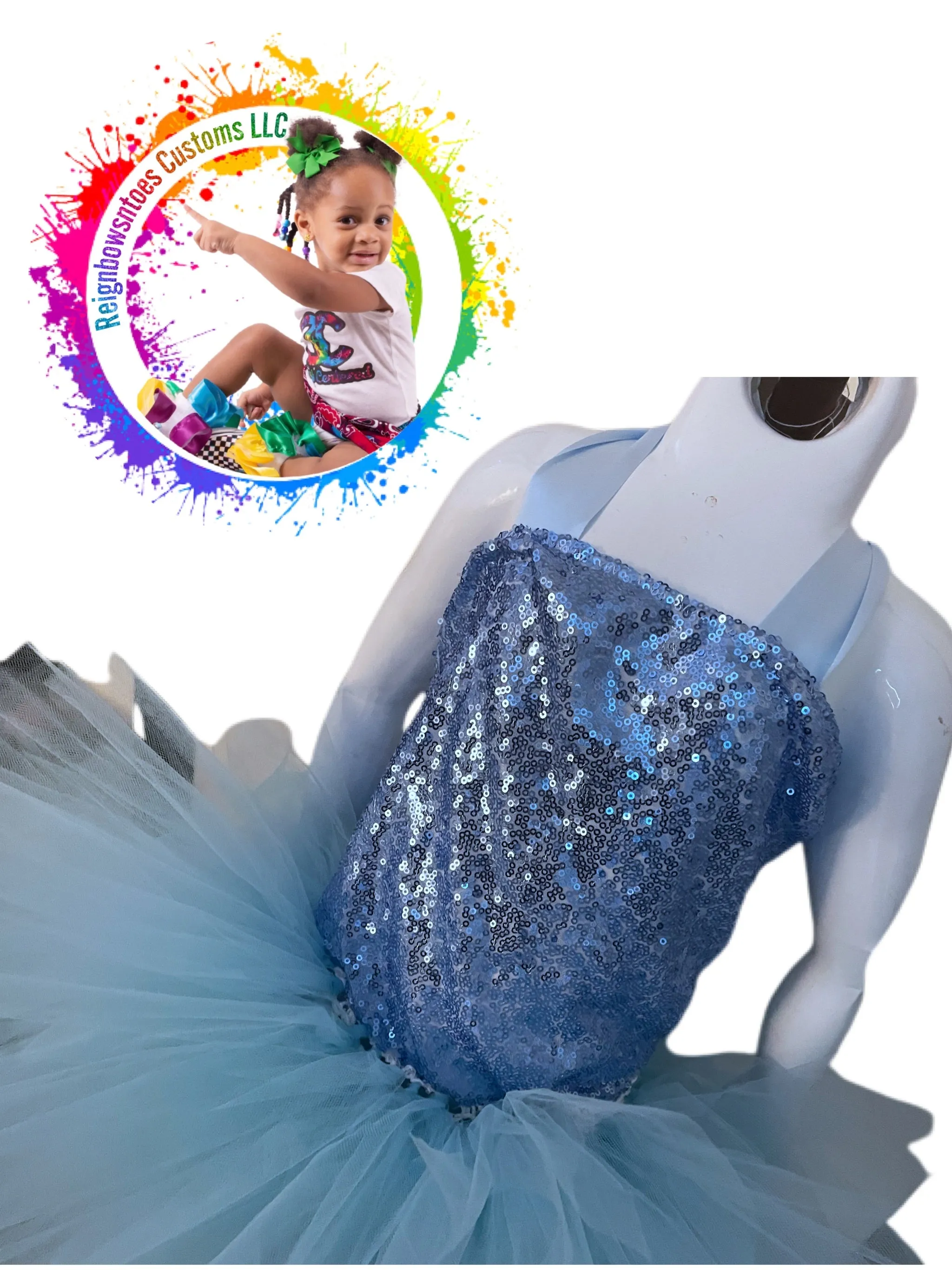 custom halter top tutu dress