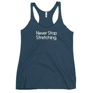 Fact: Never Stop Stretching Dark Color Tank Top