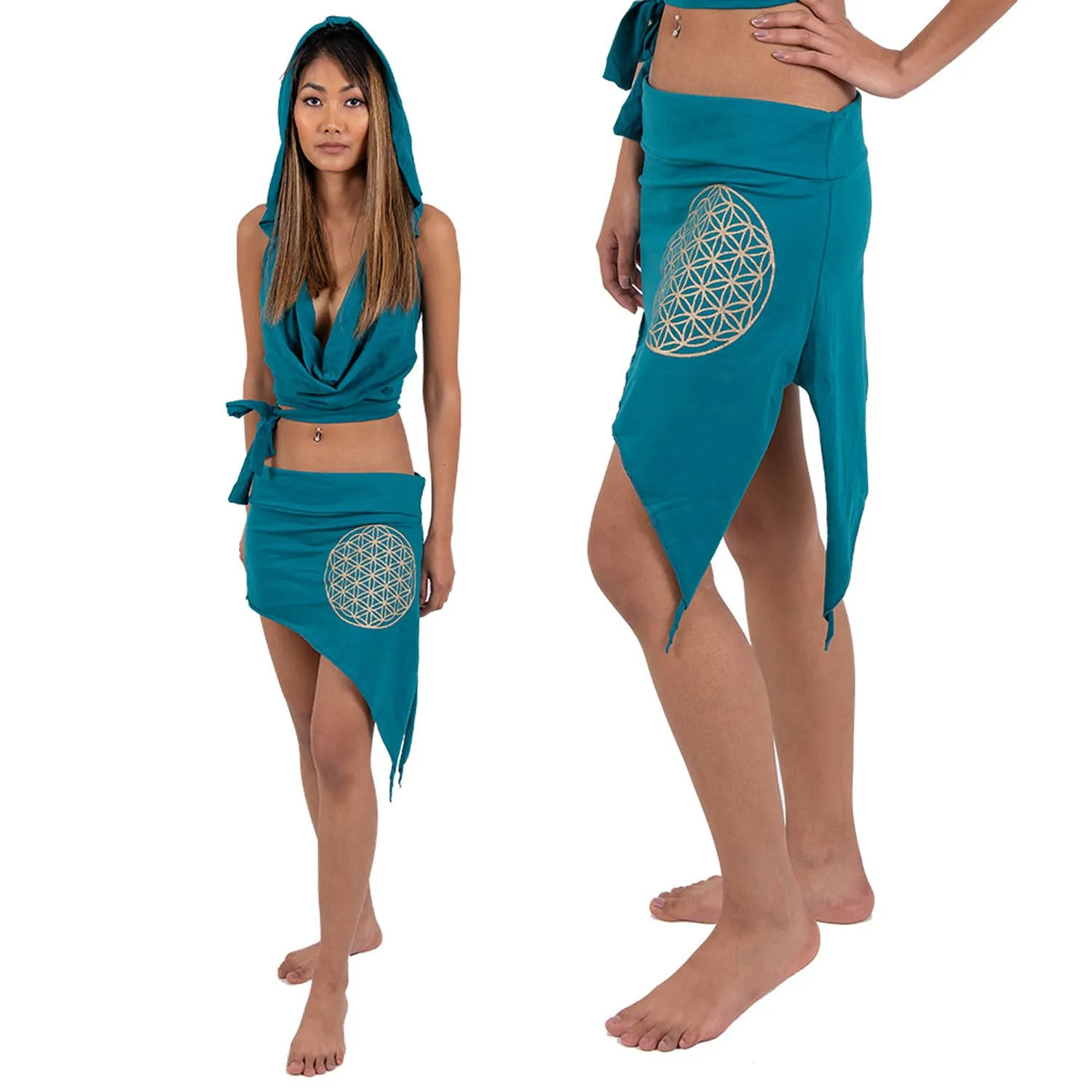 Flower of Life Pixie Skirt