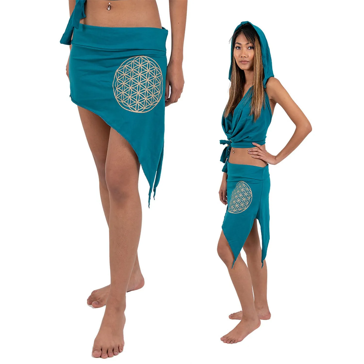 Flower of Life Pixie Skirt
