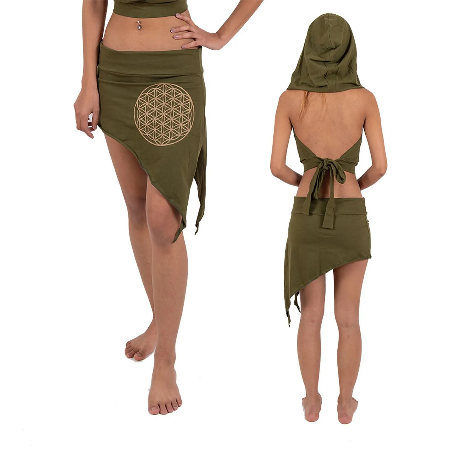 Flower of Life Pixie Skirt