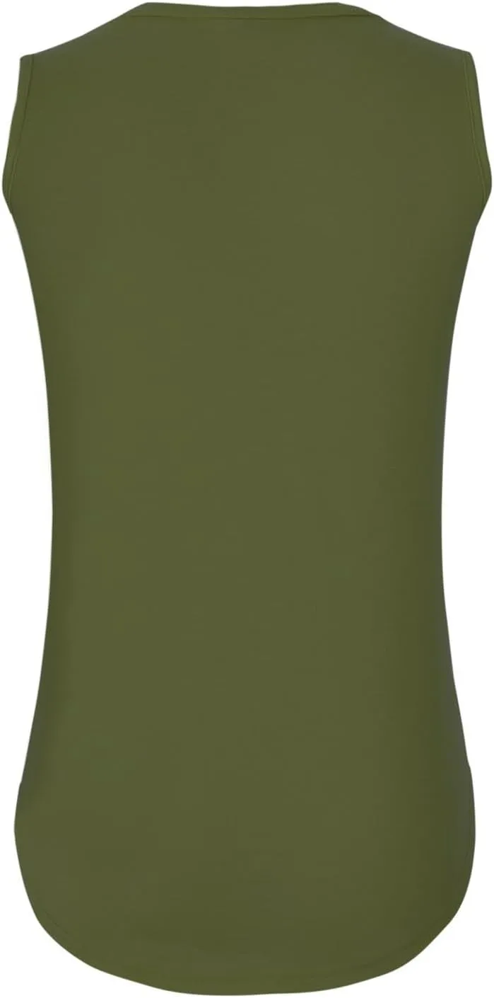 Generic Tank Tops for Women 2024 Summer V Neck Sleeveless Basic Tanks Loose Fit Flowy Shirts Casual Vacation Beach Blouses