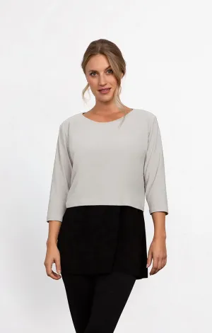 Go To Cropped T, 3-4 Sleeve