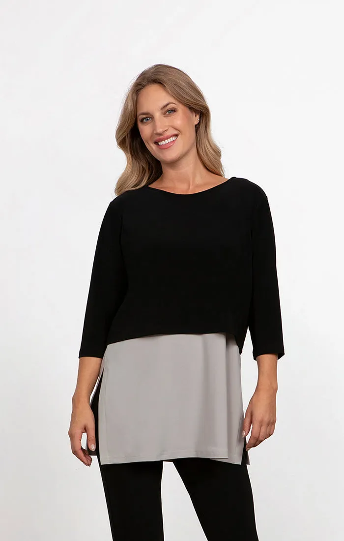Go To Cropped T, 3-4 Sleeve