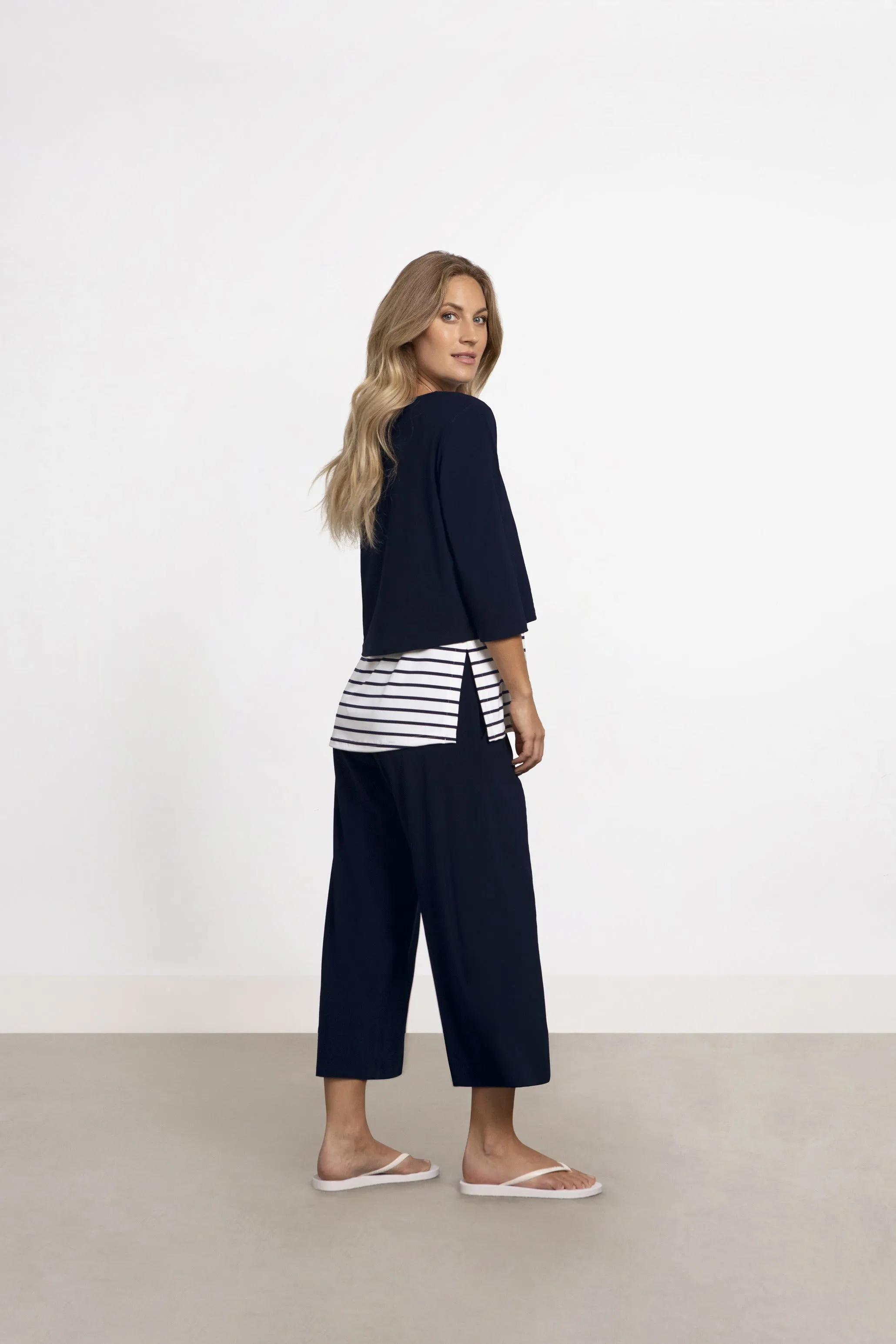 Go To Cropped T, 3-4 Sleeve