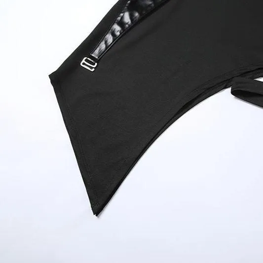 High Rise  Asymmetrical Midi Skirt