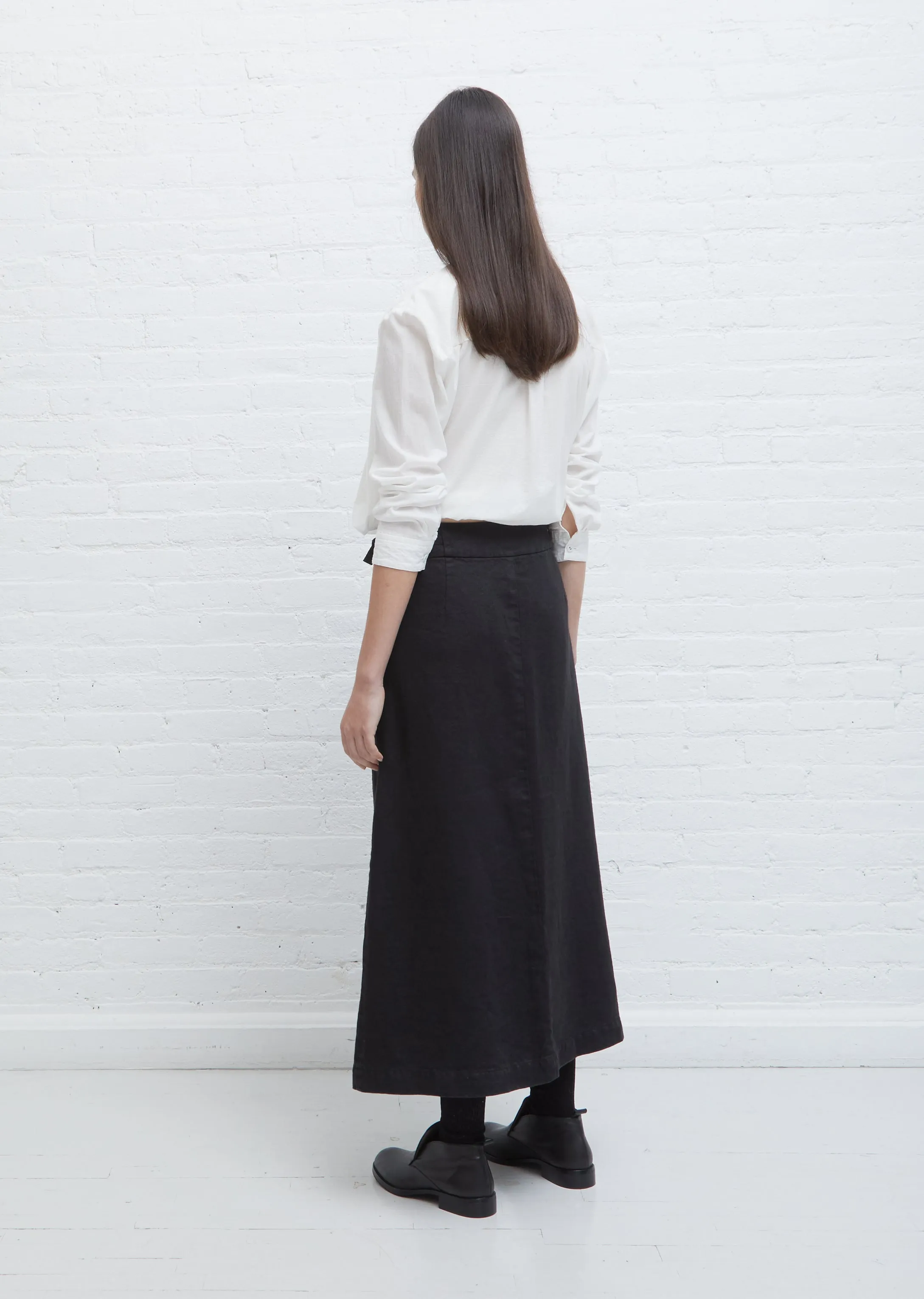 Linen Denim Skirt