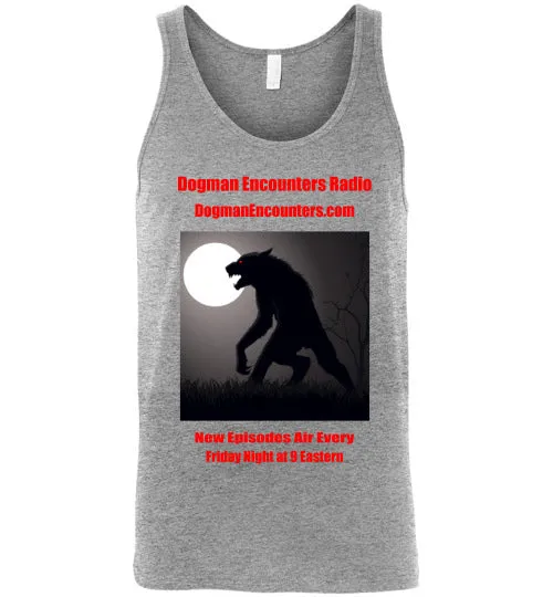 Men's Dogman Encounters Stalker Collection Tank Top (red font)