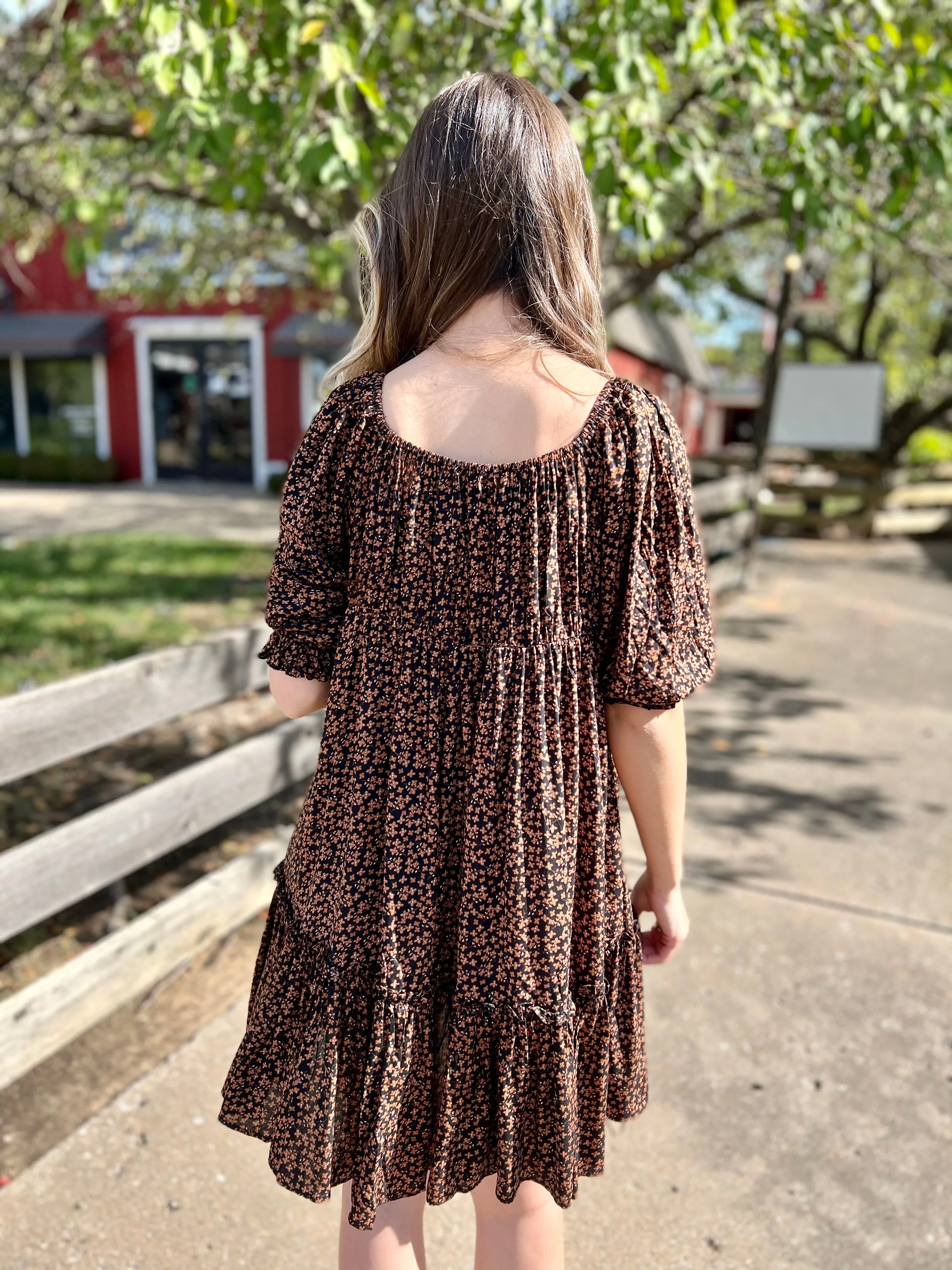 Mindless Moments Flowy Floral Dress