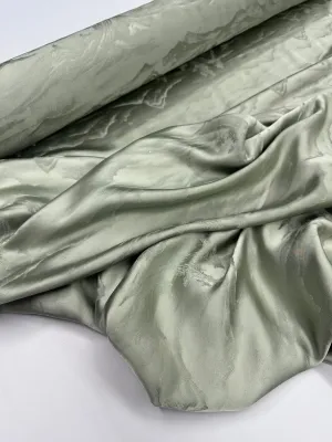 Reversible Shadow Brocade - Mint Sage