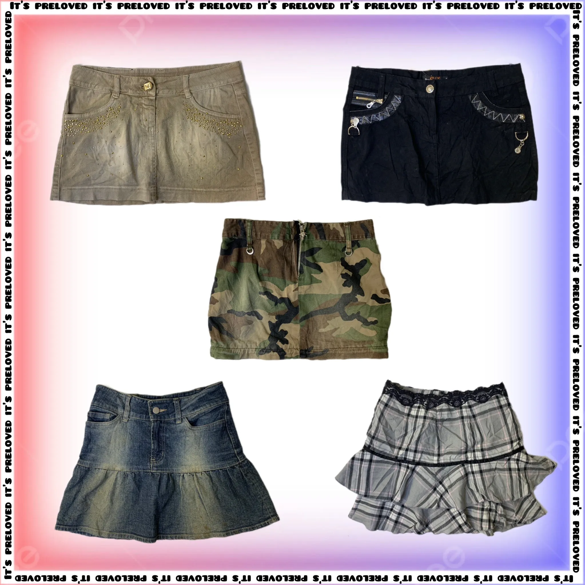 Street Style Y2K Mini Skirts (SS-269)