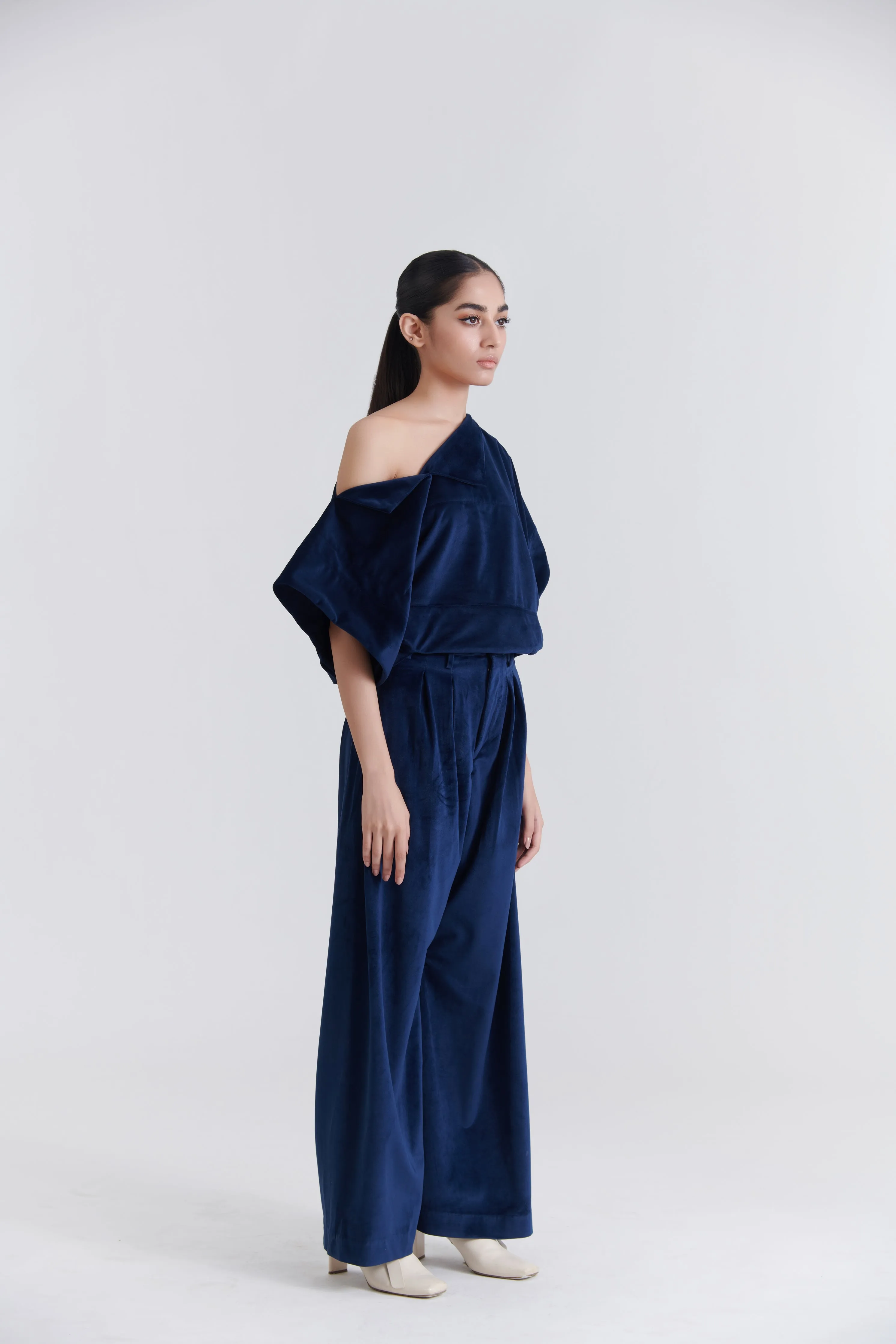 Velvet Off-Shoulder Top