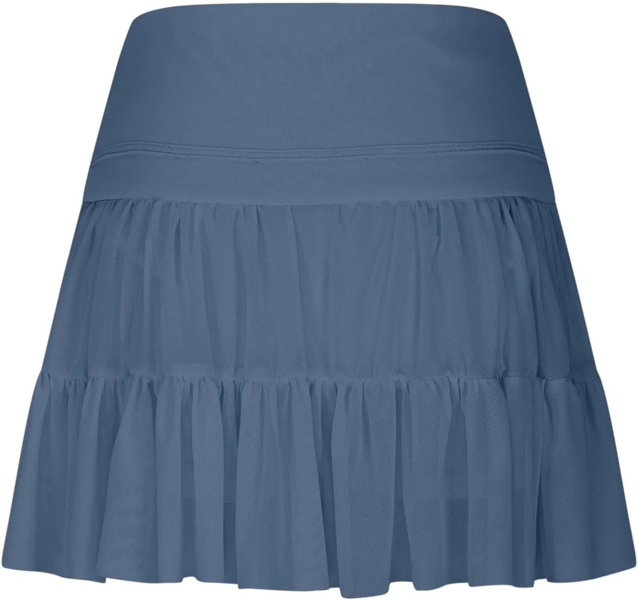 Women's Mini Skirt Skort Flowy Pleated High Waisted Ruffle Tennis Skirts for Women Athletic Skater Golf with Shorts